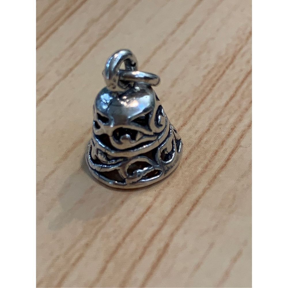 Wedding Bell Sterling Silver Jewelry Charm